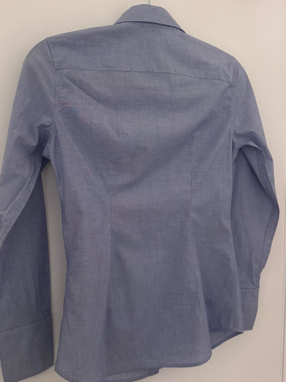 Banana Republic Light Blue Button-Up Shirt Petite 0 - Picture 6 of 10